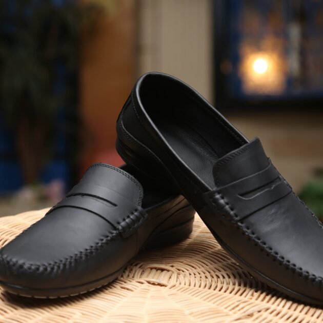 صباط رجالي من الجلد Mocassin cuir été
