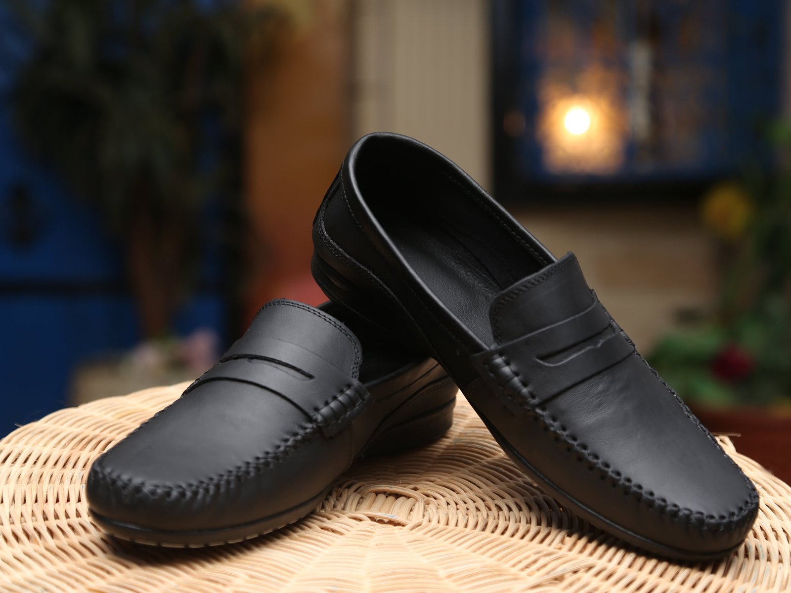 صباط رجالي من الجلد Mocassin cuir été