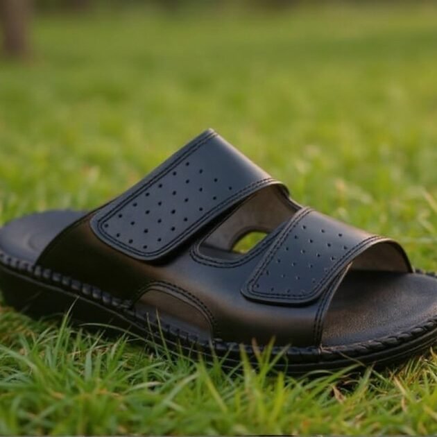 claquette cuir